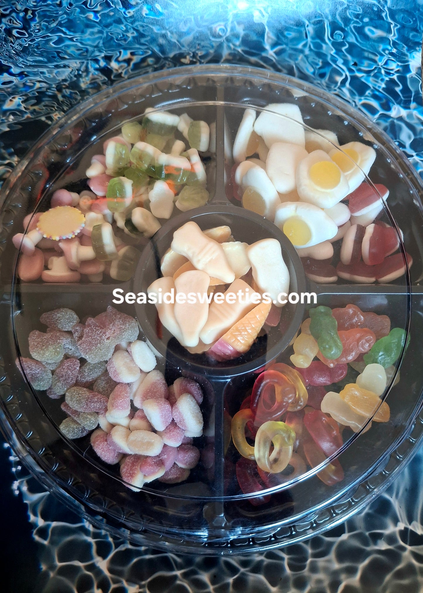 Party platter, 5 section, entertaining, 500g