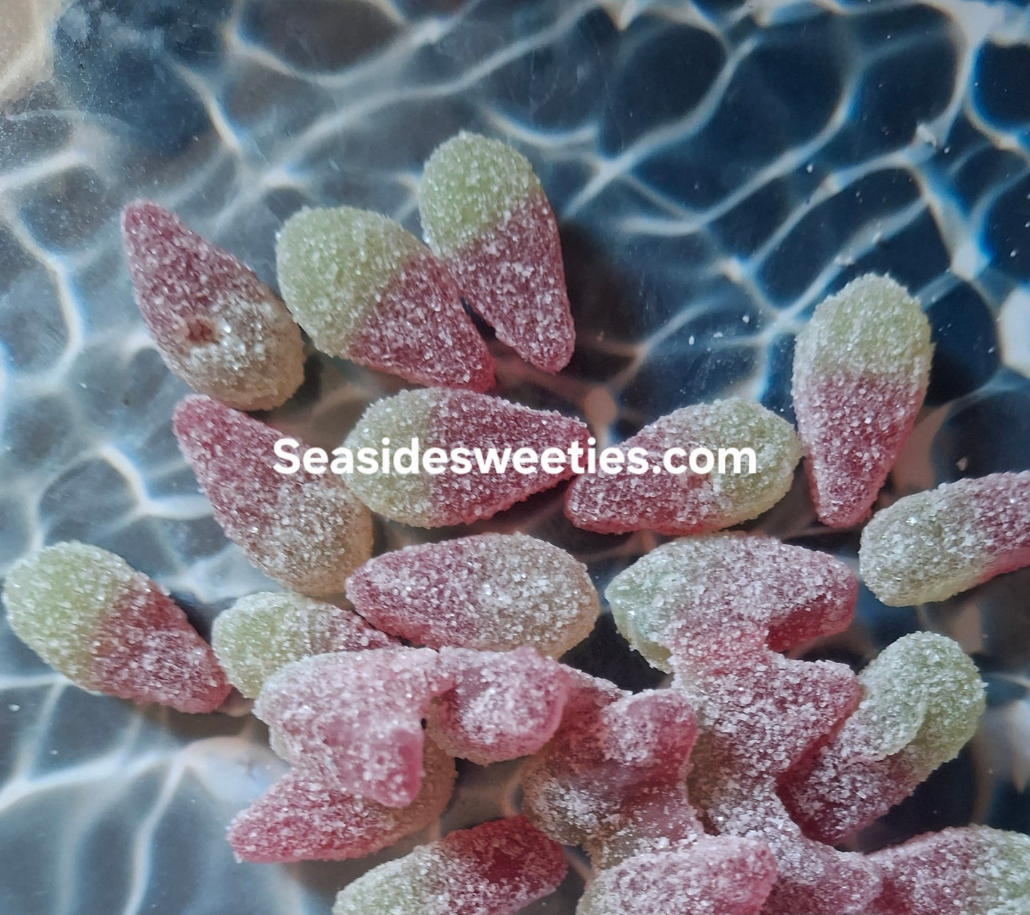 Fizzy strawberries bag, 100g