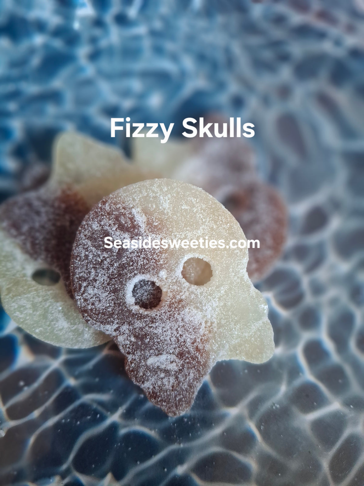 Giant fizzy skulls bag, 100g