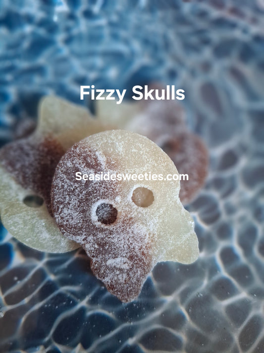 Giant fizzy skulls bag, 100g